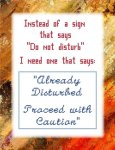 (image for) Proceed with Caution